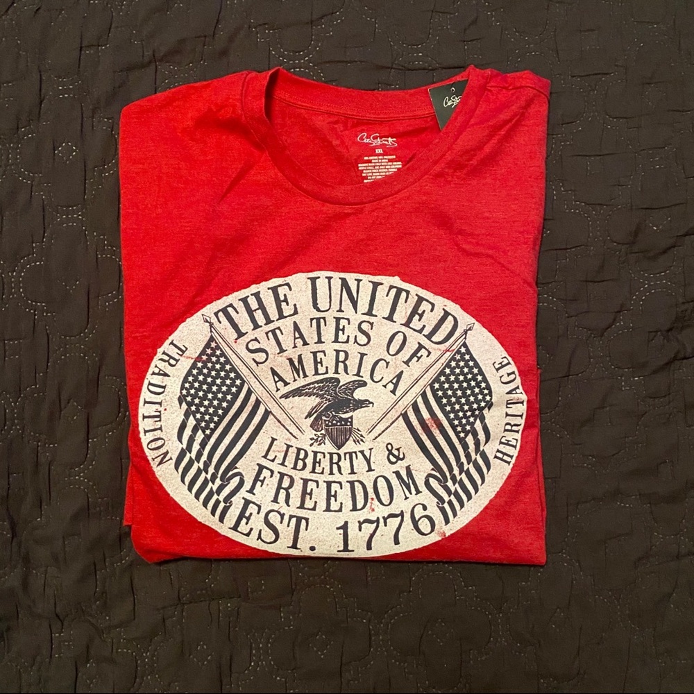 USA novelty men’s tee shirt NWT XXL